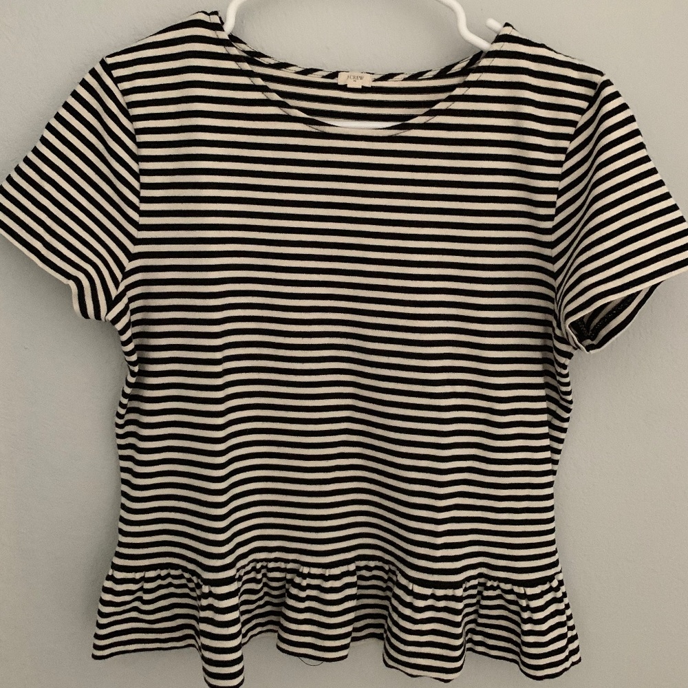 J. Crew Peplum Top